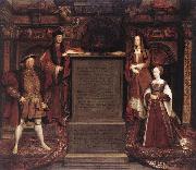 Henry VII, Elizabeth of York, Henry VIII, and Jane Seymour, Leemput, Remigius van